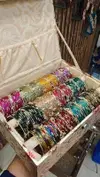 Jelly Tikki Stone Glass Bangles Set Whoelsale Suppliers In India